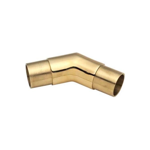 Lavi Industries Lavi Industries, Flush Angle Fitting, 135 Degree, for 1.5" Tubing, Polished Brass 00-730/1H - main